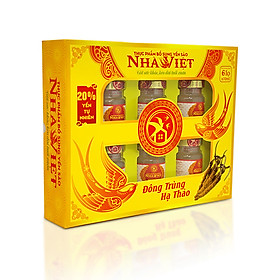 Hộp Yến Sào Nhà Việt 15% (6 lọ x 70 ml) - Tự Nhiên