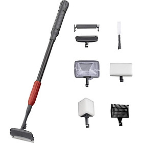 Các dụng cụ làm sạch hồ cá, bộ làm sạch bể cá tập 6 trong 1 với phế liệu tảo, bọt biển thủy tinh, chổi sỏi, bàn chải ống, công cụ làm sạch mạng cho bể cá.