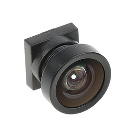 1.7mm Lens Wide Angle Fish Eye 1/3'' M7x0.35 IR Board Fixed For Surveillance Camera - Black