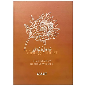 Sổ Crabit A4 Sketchbook Florist 80 Trang 1960