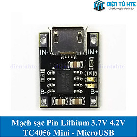 Mua Mạch sạc Pin 4056 TC4056 Mini 1A 4.2V - MicroUSB 5V