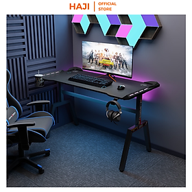 Mua Bàn gaming khung sắt cỡ lớn  bàn làm việc năng động có hệ thống đèn led sáng tạo  chịu lực tốt  HAJI C69