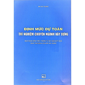 Hình ảnh Định Mức Dự Toán Thí Nghiệm Chuyên Ngành Xây Dựng