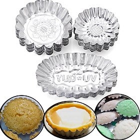 Mua Bộ 30 Khuôn Làm Bánh Bò  Tart Trứng Kiểu Dáng Đa Dạng