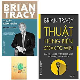 Hình ảnh sách Combo Thuật Hùng Biện và Thuật Đàm Phán ( Tặng Kèm Sổ Tay )