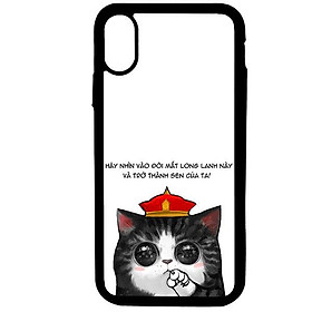 Ốp lưng dành cho điện thoại Iphone Xs Max Mèo Long Lanh