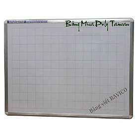 Bảng mica trắng 60x80cm - có ô ly