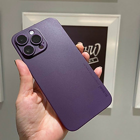 Ốp lưng lụa mỏng dành cho iPhone 14 Pro bảo vệ camera, siêu mỏng 0.3 mm - Hàng Chính Hãng Memumi