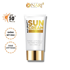 Kem chống nắng dưỡng da dưỡng trắng Nari (Sun Cream) Thay make bảo vệ làn da các tia cực tím UVA UVB Sở hữu chỉ số SPF 50 ++