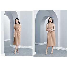 QUẢNG CHÂU Đầm suông cổ tròn thanh lịch Sis Dress CAO CẤP