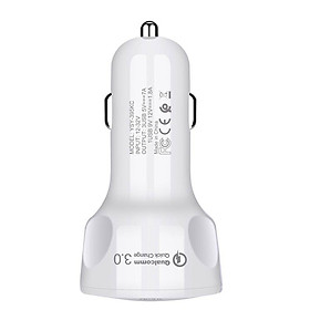 Adapter Sạc Cho Ô Tô QC 3.0 3 Cổng USB