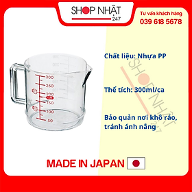 Mua Ca đong chia vạch 300ml dáng tròn nội địa Nhật Bản