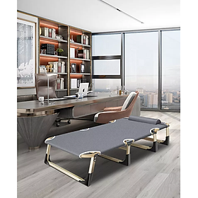 Folding Bed Single Bed with Mattress Easy Storage Space Saving 100 Kg Load. Giường gấp Giường đơn có nệm Dễ dàng cất giữ Tiết kiệm không gian Tải trọng 100 Kg - Giường có đệm