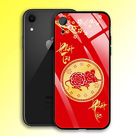 Ốp Lưng Họa Tiết Ánh Kim Vàng cho điện thoại Iphone XR - 03006 7996 PTPL02 - Phát Tài Phát Lộc - Hàng Chính Hãng