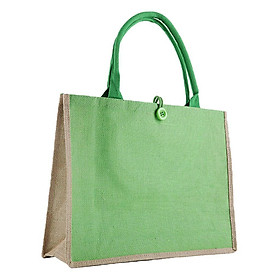 Durable Women Cotton Linen Tote Bag, Vintage Style Ladies Shoulder Bag Handbag Beach Bag for Shopping, Working