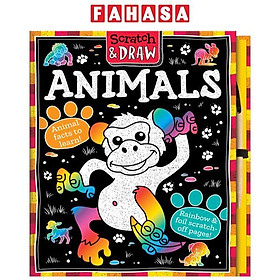 Scratch & Draw Animals - Scratch Art Activity Book