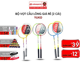 Cặp vợt cầu lông giá rẻ thể thao chất lượng