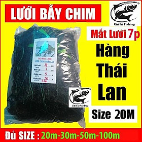 Lưới Bẫy Chim - Lưới Bẫy Chim 10m 15m 20m 30m 50m - Mắt Lưới 7 Phân