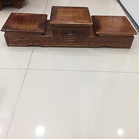 Mua Tam sên gỗ hương  kích thước dài 67cm x sâu 21 cm x cao 14 cm  thích hợp kê vật dụng thờ cúng