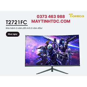 Màn hình máy tính Tomko 27 inch cong T2721FC - Hàng Chính Hãng