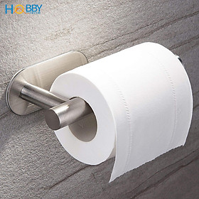 Móc treo cuộn giấy vệ sinh HOBBY Home Decor G5 dán tường gạch men - chuẩn Inox 304 và kèm keo dán