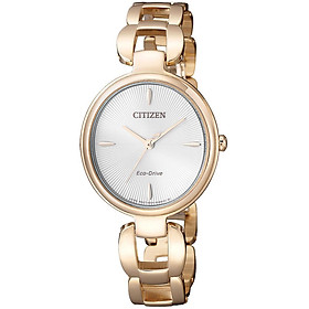 Đồng Hồ Nữ Citizen Dây Thép Không Gỉ EM0423-81A - Mặt Trắng (Sapphire)