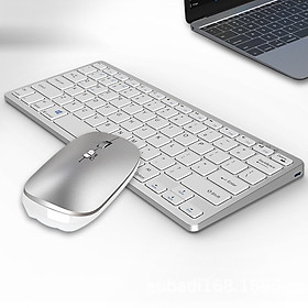 Mua Bộ Bàn phím chuột không dây mini W616C White - pin sạc TypeC- đa kết nối bluetooth 5.0 + 3.0 + Usb wireless 2.4G