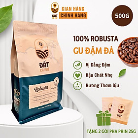 Cà Phê Robusta Nguyên Chất Đất Cà Phê 250g | Pure Robusta Coffee 250g - Gu Đậm Đà