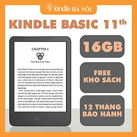 Máy đọc sách New Kindle 11th 2022 16GB - Hàng nhập khẩu - Đen