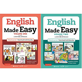 Combo Học Tiếng Anh Qua Hình Ảnh Cho Người Mới Bắt Đầu ( English Made Easy:Volume One + English Made Easy: Volume Two ) ( Quà Tặng: Cây Viết Kute' )