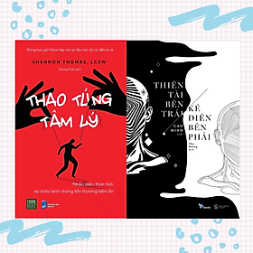 Combo 2Q Sách Mở Khóa Hữu Nhất Về Tư Duy, Tâm Lí, Cảm Xúc Con Người: Thao Túng Tâm Lí - 1980 Books + Thiên Tài Bên Trái, Kẻ Điên Bên Phải - Sky Books