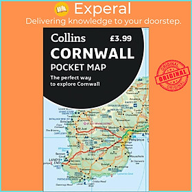 Sách - Cornwall Pocket Map - The Perfect Way to Explore Cornwall by Collins Maps (UK edition, paperback)
