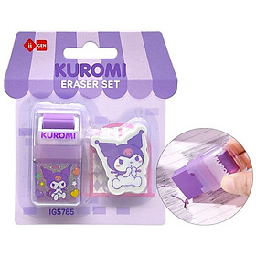Gôm Tẩy Con Lăn Kuromi - iiGEN IG5785