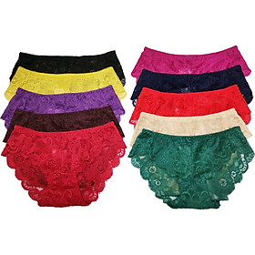 Sét 10 Quần Lót Nữ Ren Sexy Cao Cấp Hàng Xuất Chất Siêu Đẹp ZL001