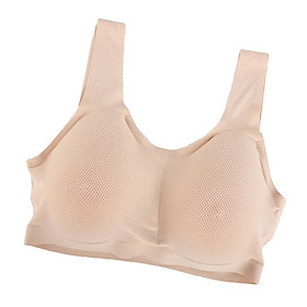 Crop Top Silicone Fake  for Mastectomy Brassiere Tank Top