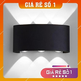 Đèn trang trí hắt tường 2 đầu 6w chống nước xịn