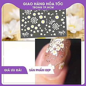 Sticker dán móng hoa cúc nhuyễn 0965