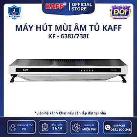 Máy hút mùi cổ điển inox 700mm KAFF KF-738I - Hàng Chính Hãng