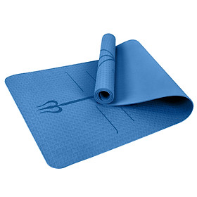 BG Thảm Tập Yoga Định Tuyến TPE YOGA MAT 6012 Chọn Màu – Chọn Độ Dày + Bao Thảm Tập Yoga + Dây Buộc Thảm Tập Yoga (hàng nhập khẩu)