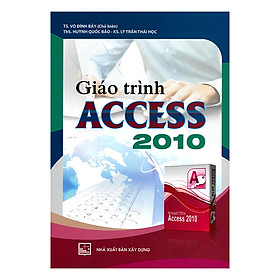 Download sách Giáo Trình Access 2010