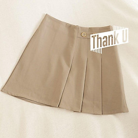 (BIG SIZE) quần giả váy xếp ly phối đai G009