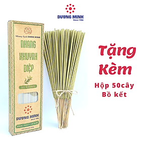 Nhang Khuynh Diệp Dương Minh 180cây nhang sạch 30cm 100% thành phần tự nhiên nhang thơm an toàn không hóa chất - nhang cây hương organic