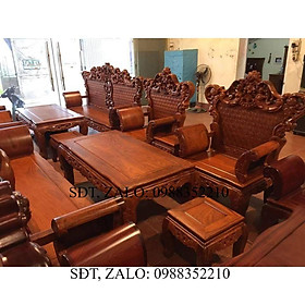Mua Bộ Bàn Ghế Hoàng Gia gỗ hương vân