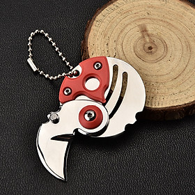 Móc khóa mini gấp gọn hình đồng tiền