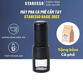 Máy pha cà phê cầm tay không dùng pin hoặc điện Staresso Basic bản nâng cấp 2022 - Hàng chính hãng