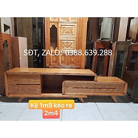 Mẫu kệ rút gỗ sồi Sơn màu hương vàng và óc chó