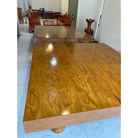 Mua   Giá Sốc   Bàn Ăn 10 Ghế Gỗ Cẩm Vàng Nam Phi Dài 2M4X95