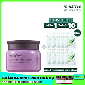 Kem dưỡng giàu dưỡng chất ngăn ngừa lão hóa sớm từ hoa lan Innisfree Jeju Orchid Enriched Cream 131170966 (50ml)