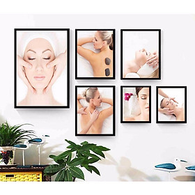 Bộ khung ảnh treo tường composite spa kèm đinh 3 chân KA206