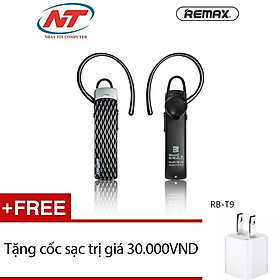 Mua Tai nghe Bluetooth Remax RB-T9 HD Voice V4.1 (Đen) + Tặng 1 cốc sạc - Hàng Chính Hãng